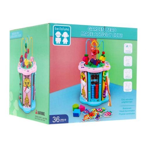 Wielofunkcyjna Kostka z Drewna 8w1   ZDR.BLLN-2178